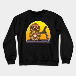 Sloth Gym Taco Lovers Crewneck Sweatshirt